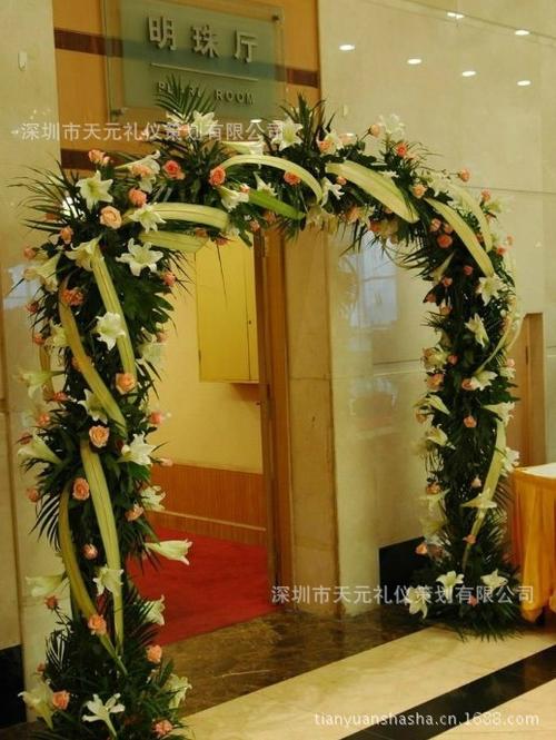 深圳婚慶鮮花拱門(mén)布置 天元禮儀策劃的浪漫藝術(shù)